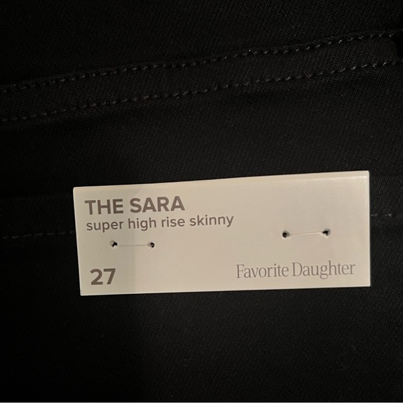 FAVORITE DAUGHTER The Sara High-Rise Victoria Skinny Leg Jean size 27 NWT - Picture 13 of 13